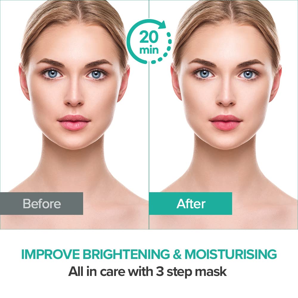 Marine Luminous Pearl Deep Moisture 3-Step Mask - 1 Sheet