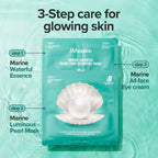 Marine Luminous Pearl Deep Moisture 3-Step Mask - 1 Sheet